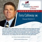 thumbnail of Kansas Family Voice of Kansas Endorses Terry Calloway for Kansas House of Representatives