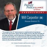thumbnail of Kansas Family Voice of Kansas Endorses Will Carpenter for Kansas House of Representatives