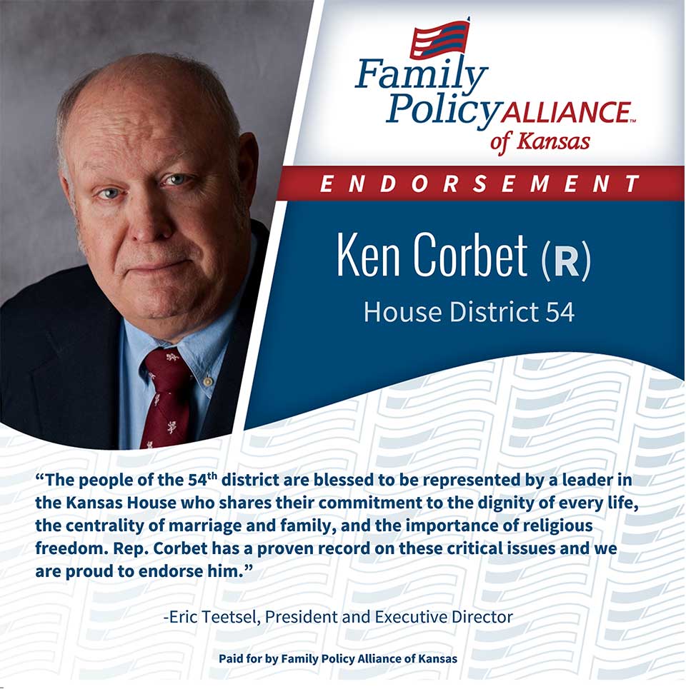 thumbnail of Kansas Family Voice of Kansas Endorses Ken Corbet for Kansas House of Representatives