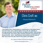 thumbnail of Kansas Family Voice of Kansas Endorses Chris Croft for Kansas House of Representatives