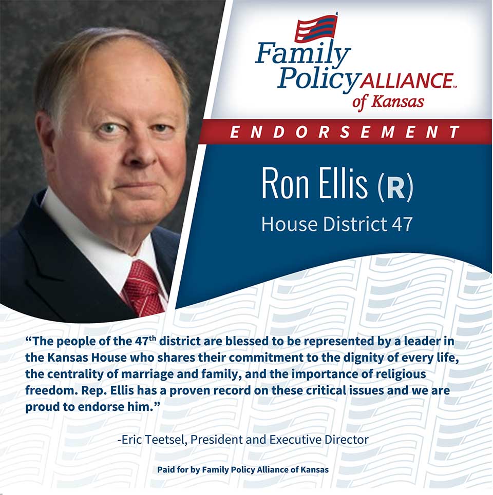 thumbnail of Kansas Family Voice of Kansas Endorses Ron Ellis for Kansas House of Representatives