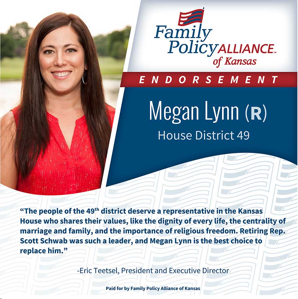 thumbnail of Kansas Family Voice of Kansas Endorses Megan Lynn for Kansas House of Representatives