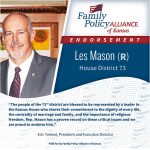thumbnail of Kansas Family Voice of Kansas Endorses Les Mason for Kansas House of Representatives