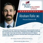 thumbnail of Kansas Family Voice of Kansas Endorses Abraham Rafie for Kansas House of Representatives
