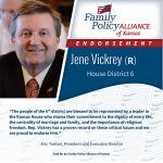 thumbnail of Kansas Family Voice of Kansas Endorses Jene Vickrey for Kansas House of Representatives