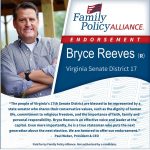 thumbnail of VIRGINIA – Kansas Family Voice Endorses Bryce Reeves for Senate District 17